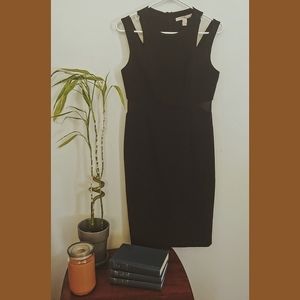 Forever 21 Little Black Dress wCutouts/Mesh Panels
